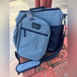 Kids Denim Blue Messenger Bag Set
